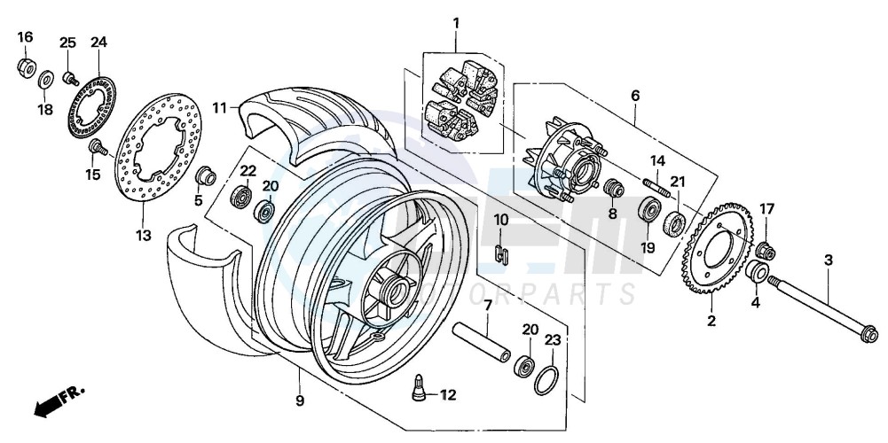 REAR WHEEL blueprint