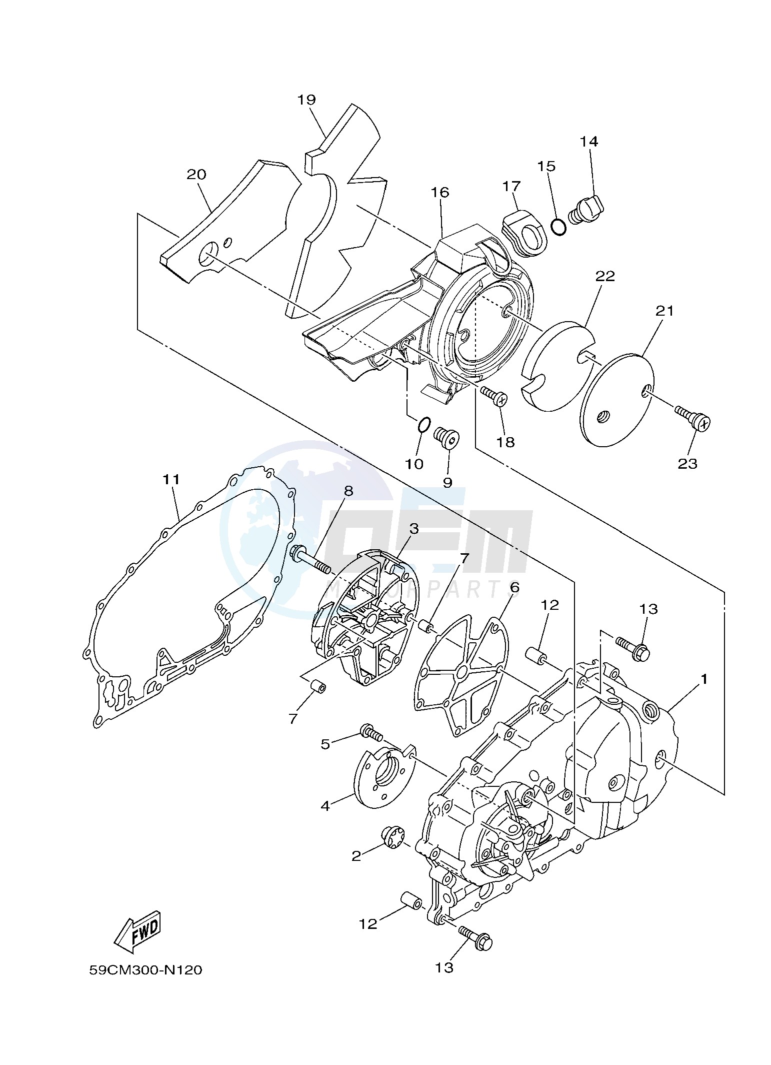 CRANKCASE COVER 1 image