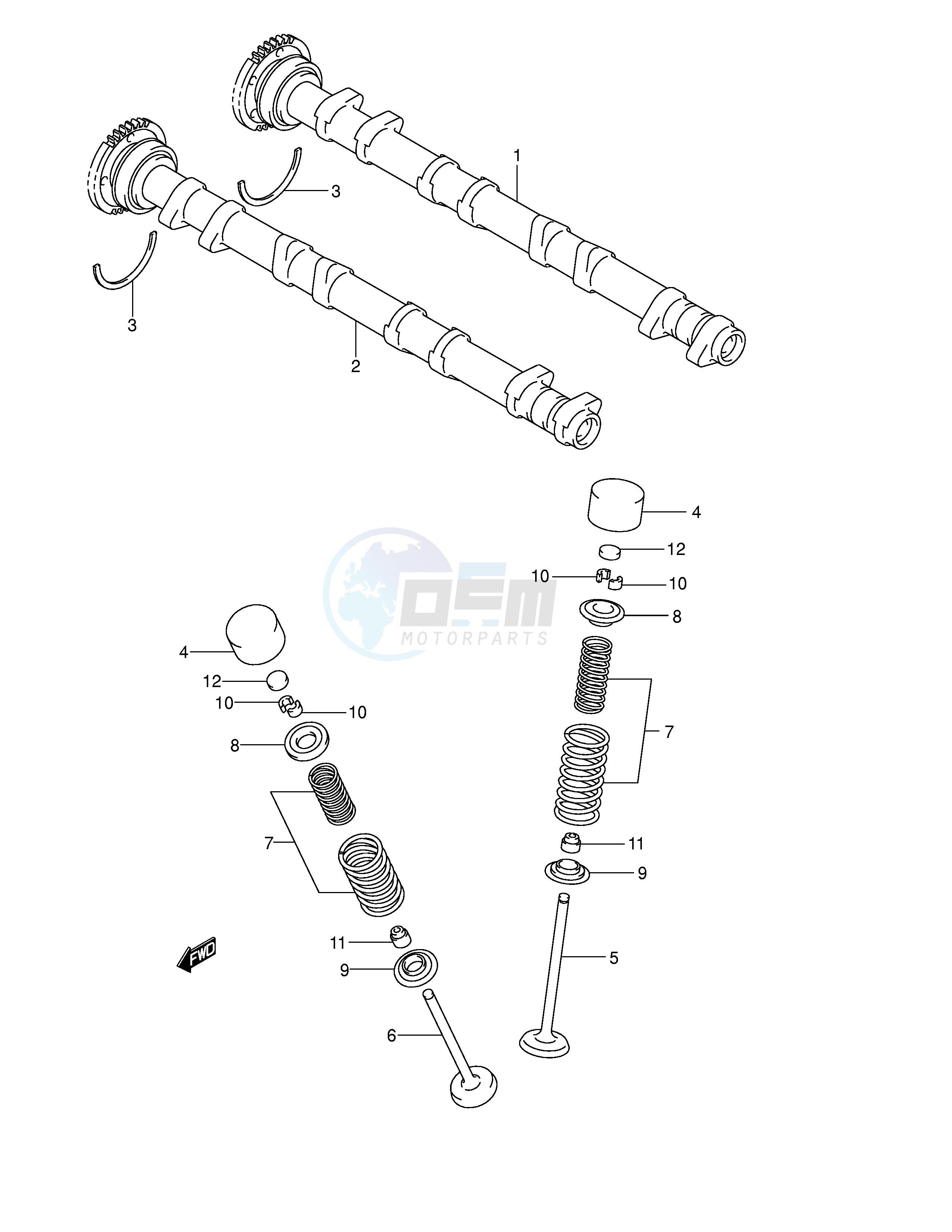 CAMSHAFT VALVE image