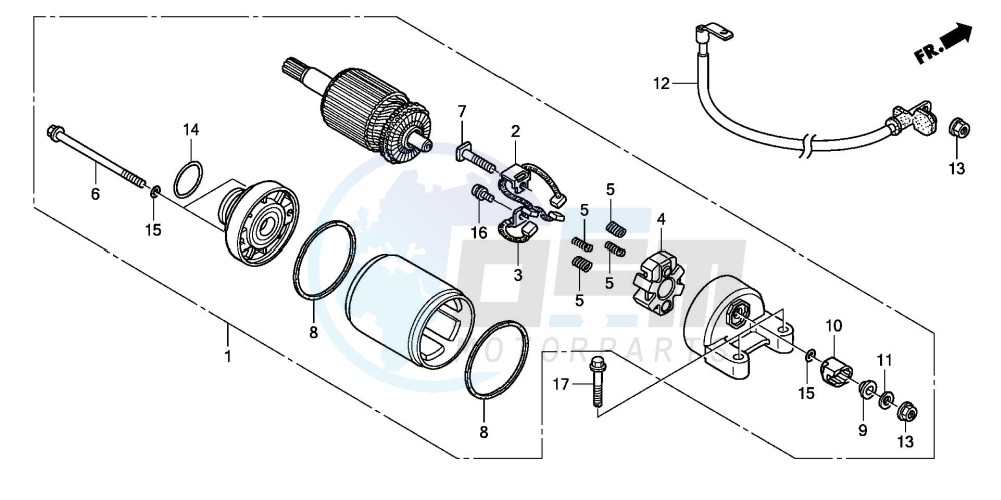 STARTING MOTOR image