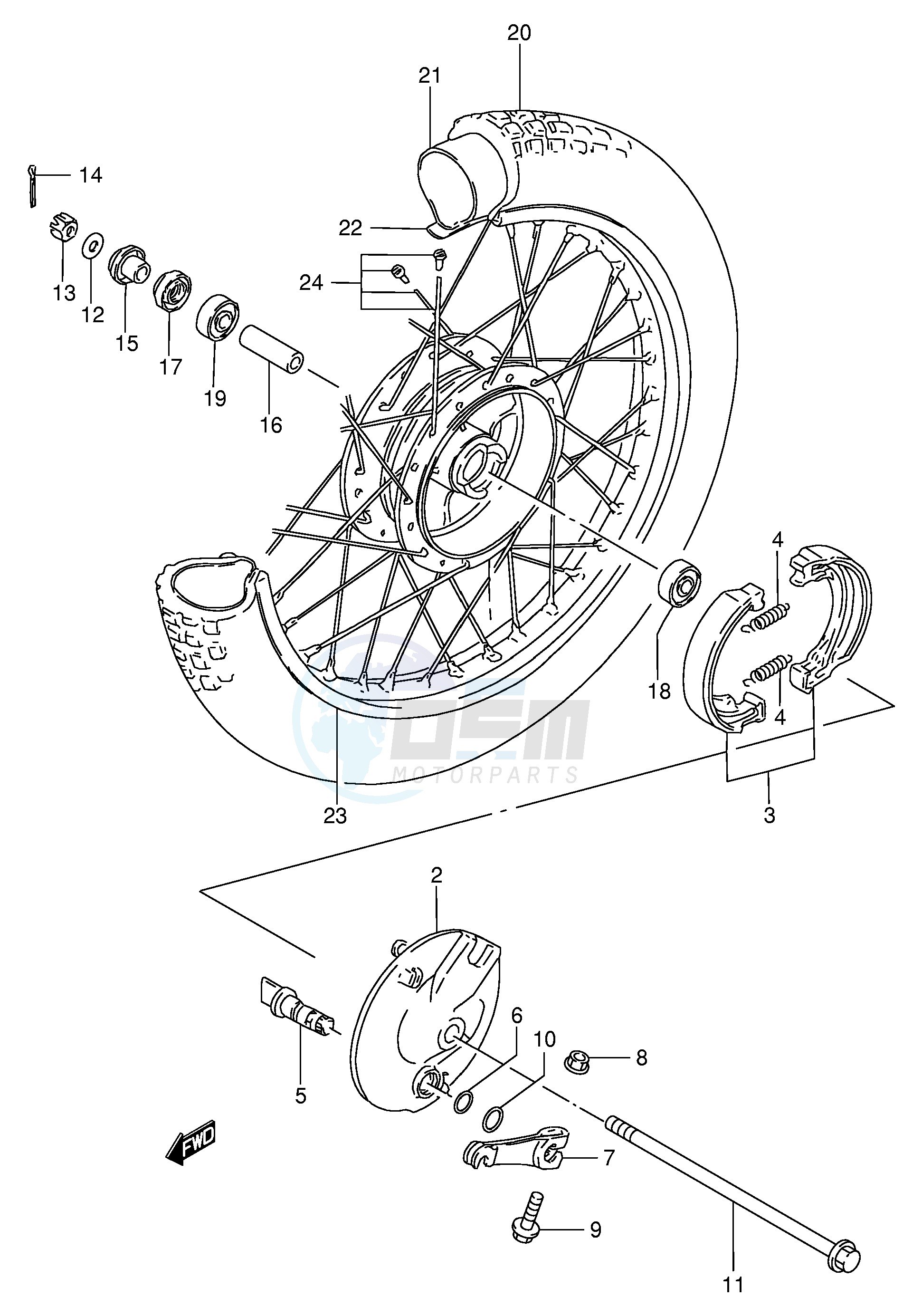 FRONT WHEEL image