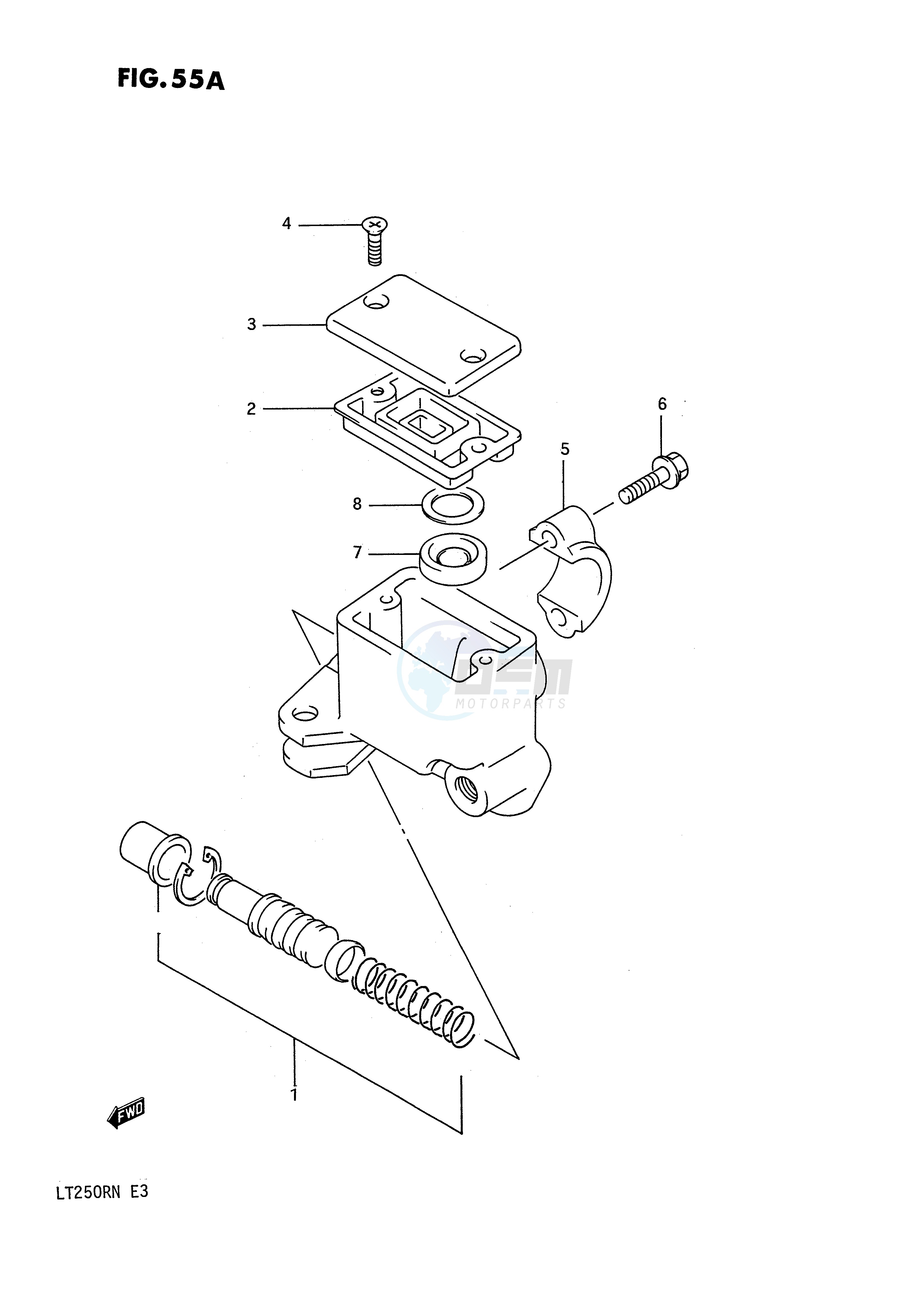 FRONT MASTER CYLINDER (MODEL M N) image