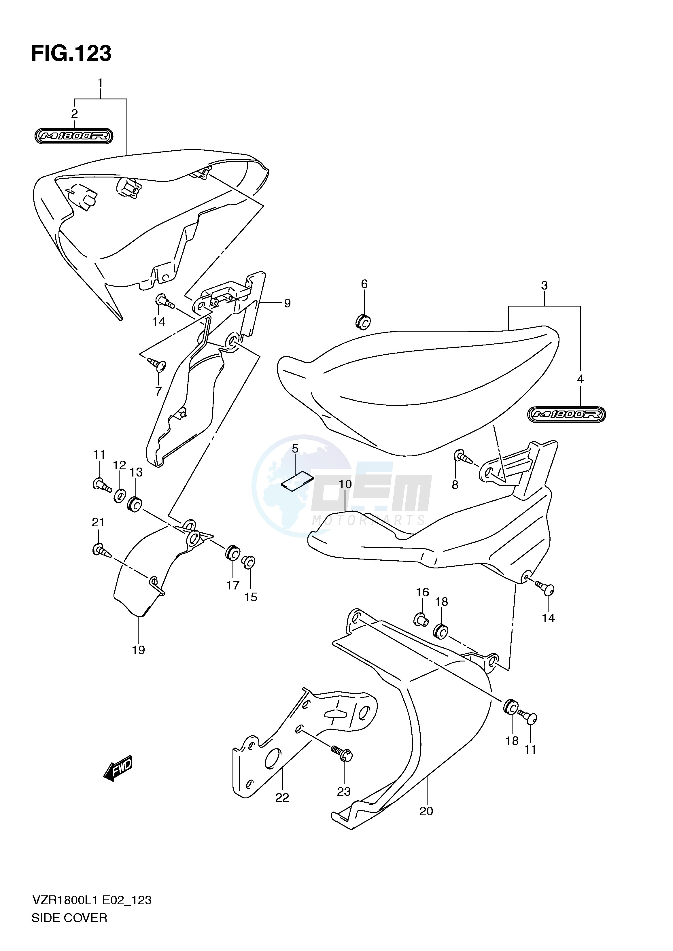 SIDE COVER (VZR1800UFL1 E19) image