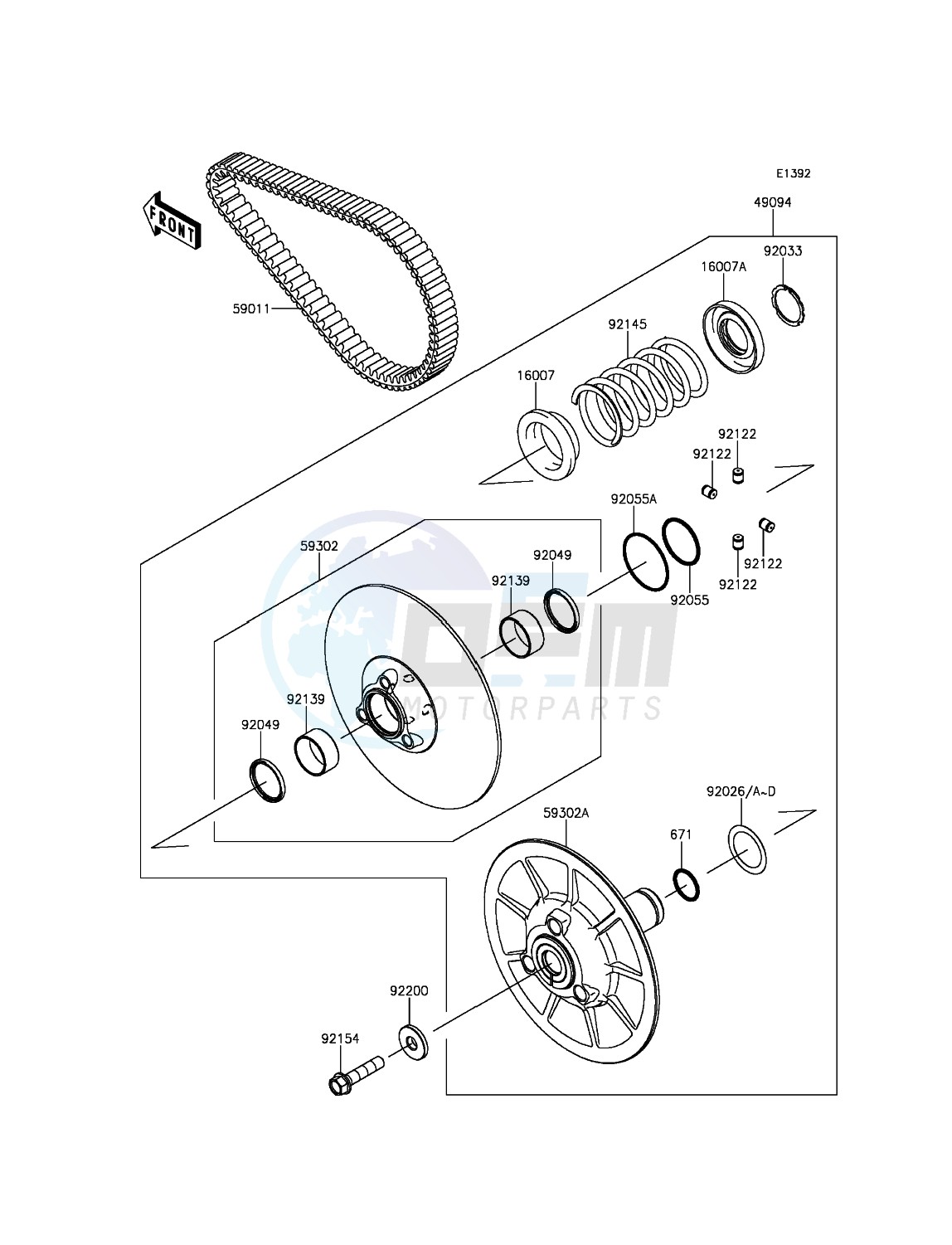 Driven Converter/Drive Belt image