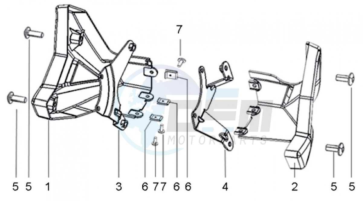 Rear fairing III (Positions) image