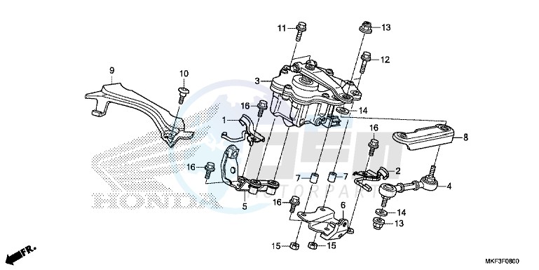 STEERING DAMPER blueprint