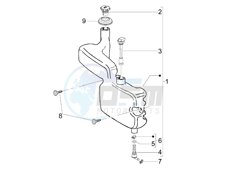 Oil tank blueprint