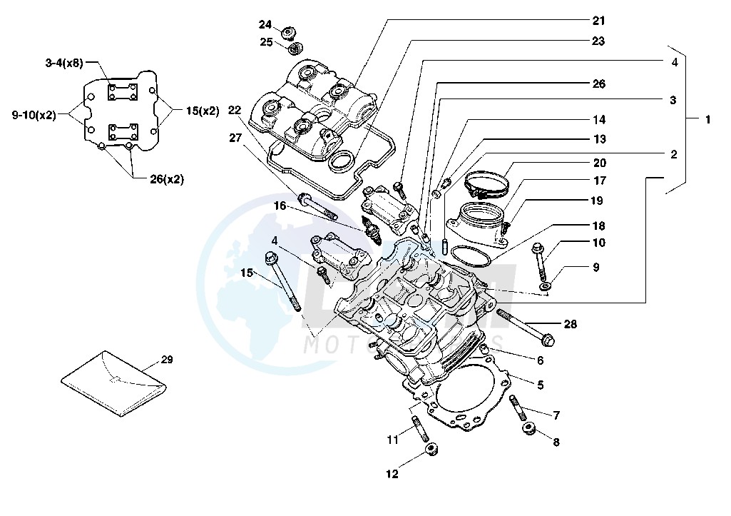 FRONT CYLINDER HEAD image