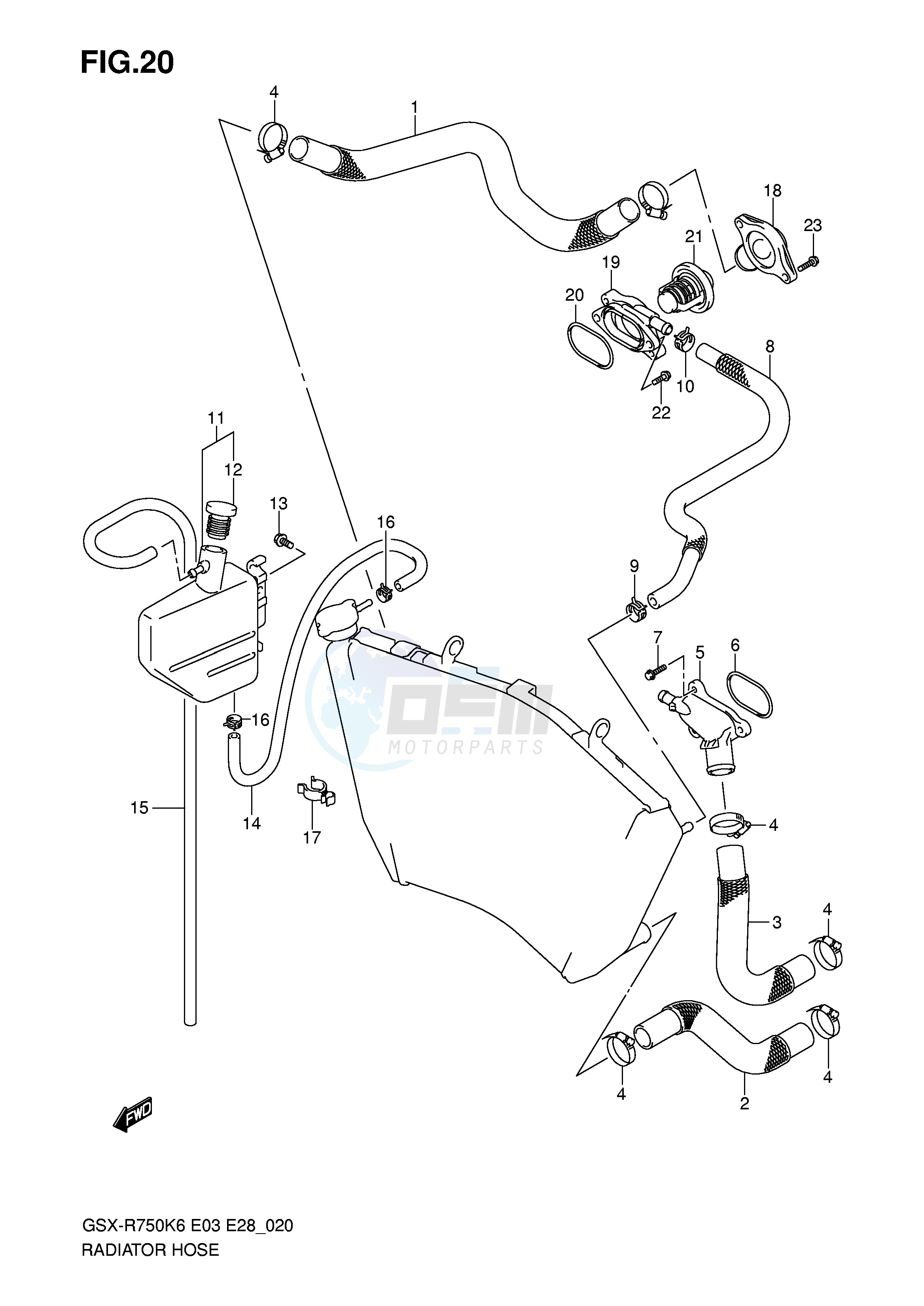 RADIATOR HOSE image