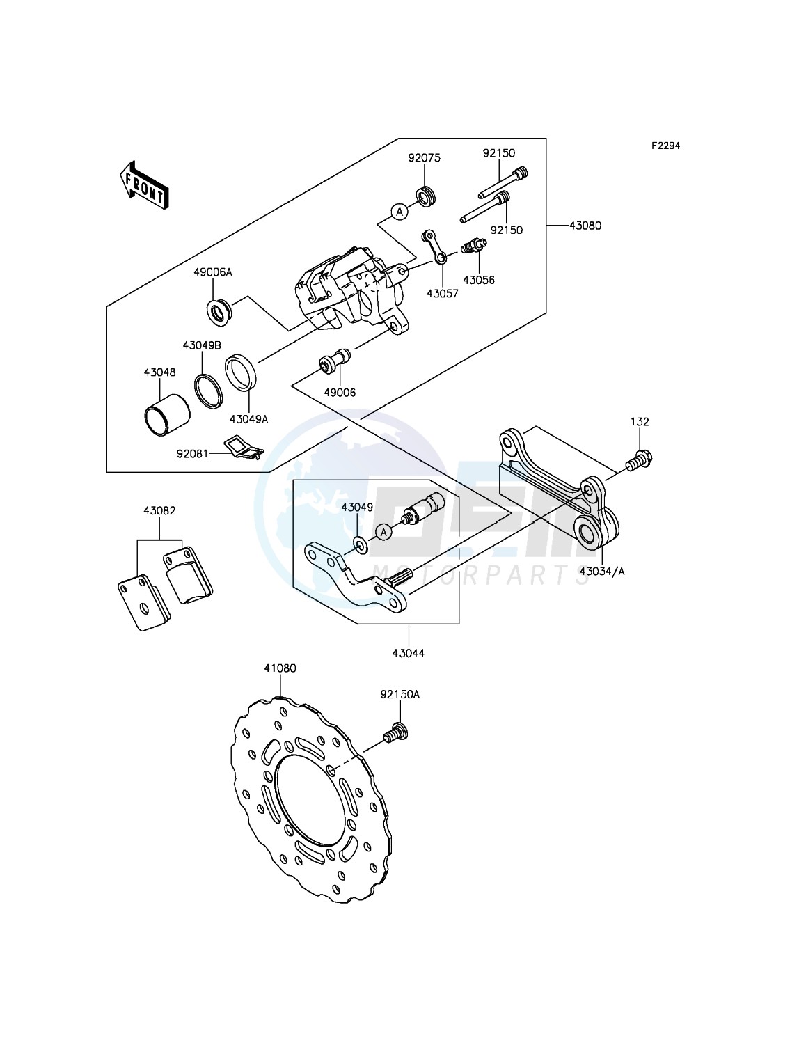 Rear Brake blueprint