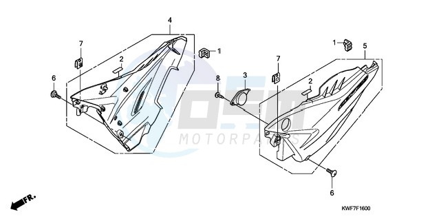 SIDE COVER blueprint