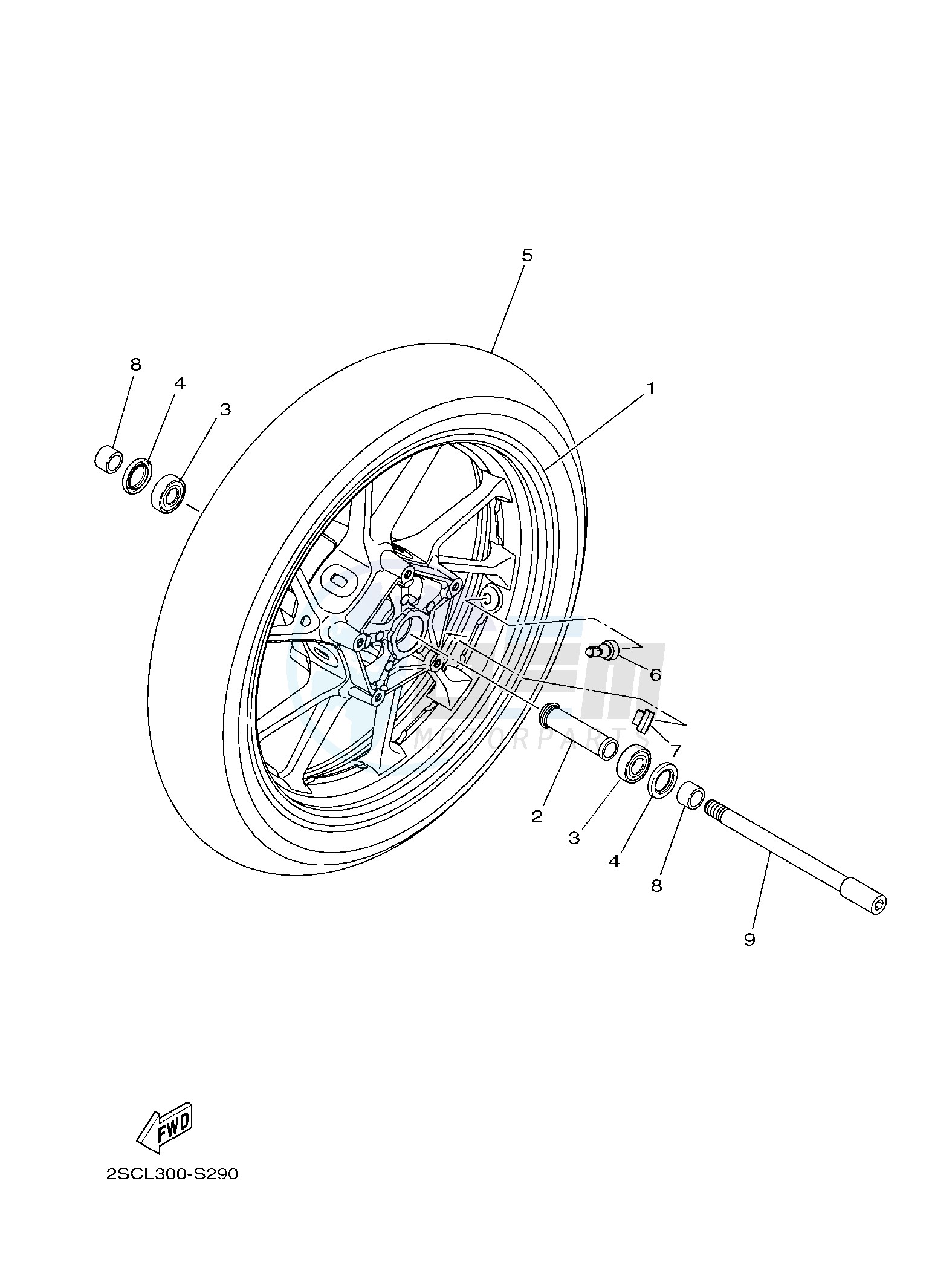 FRONT WHEEL image