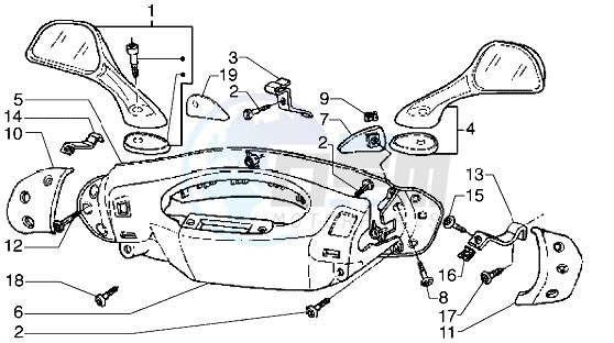 Handlebars and driving mirror cover image