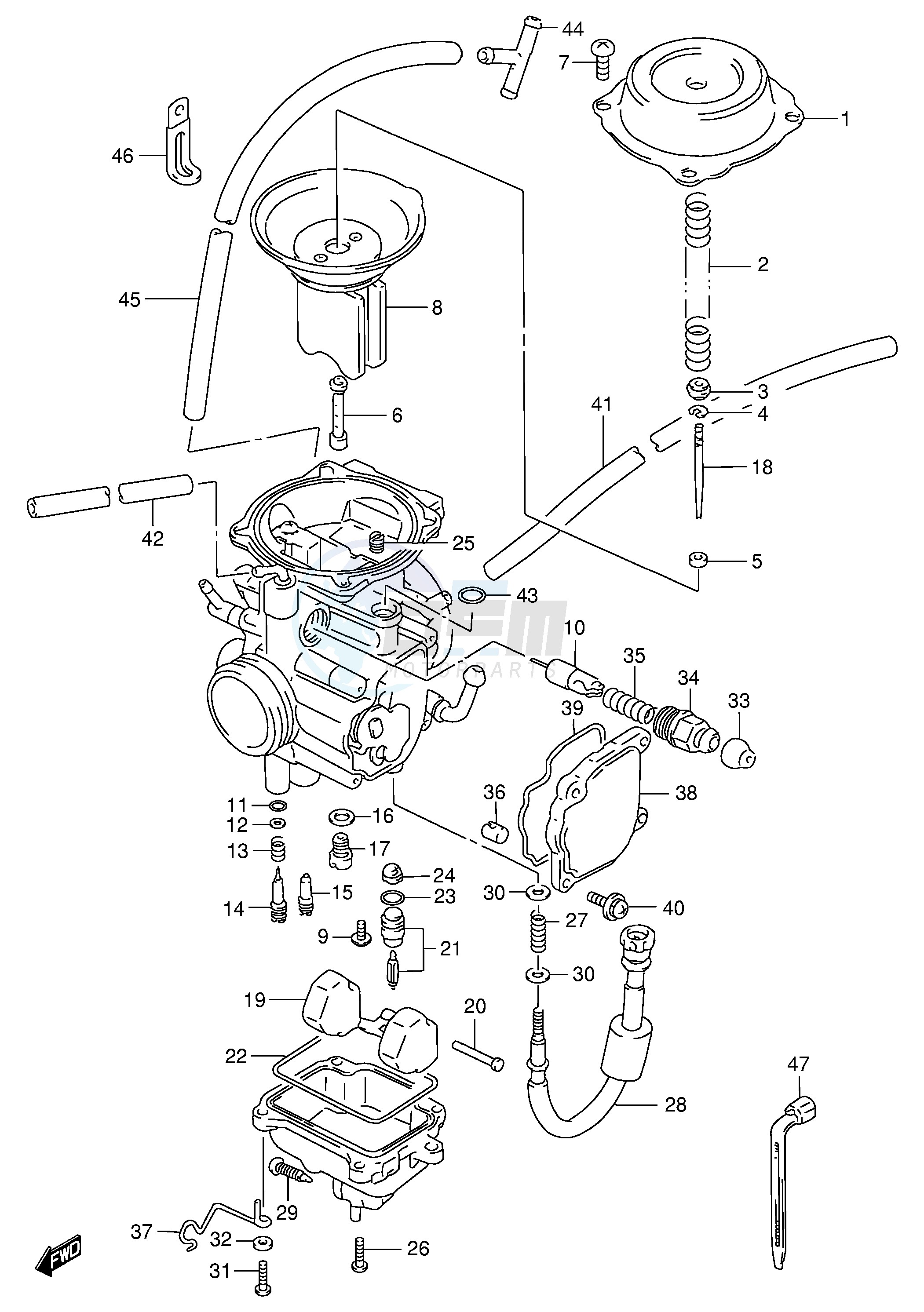 CARBURETOR (MODEL X) image