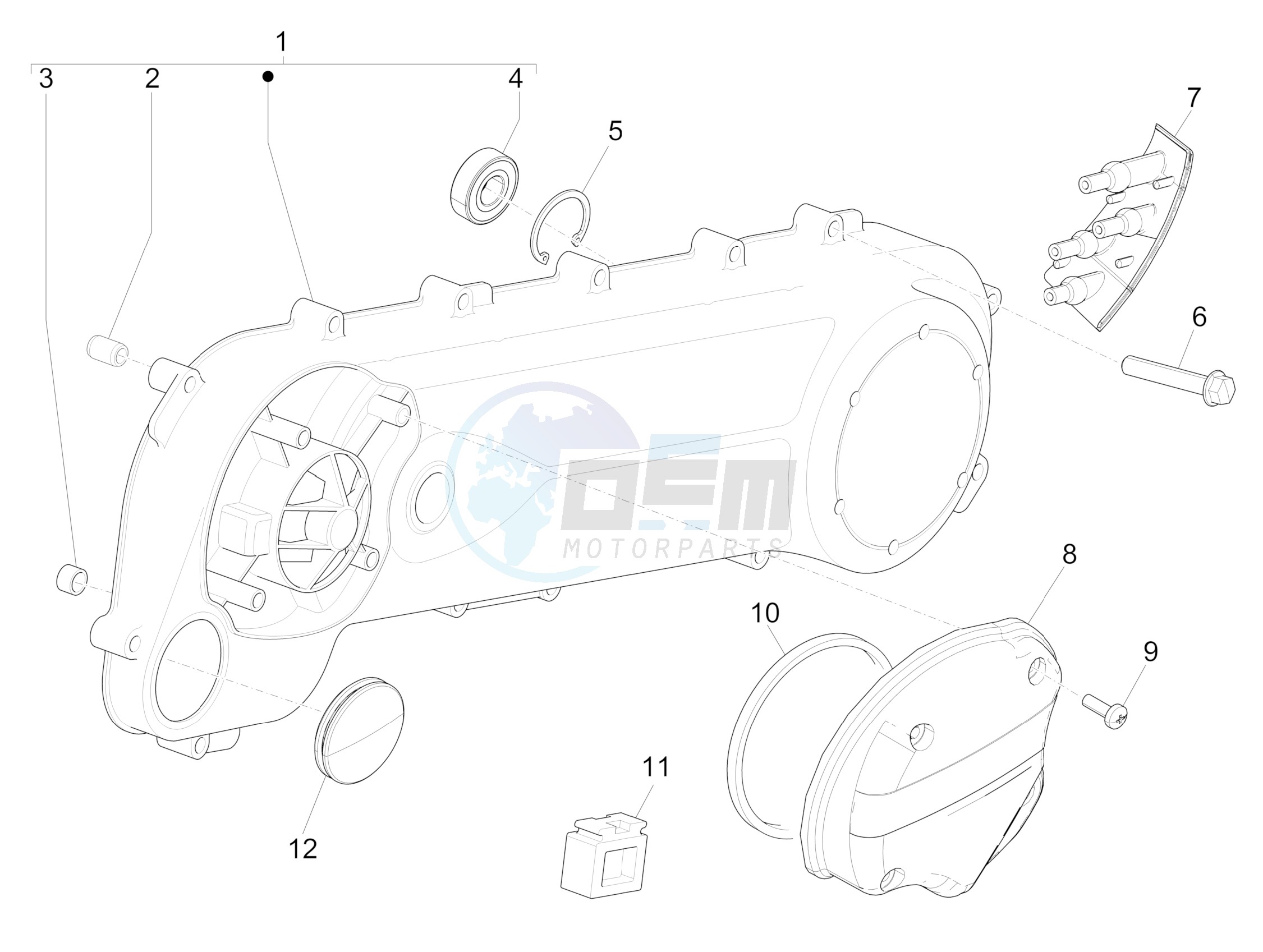 Crankcase cover - Crankcase cooling image