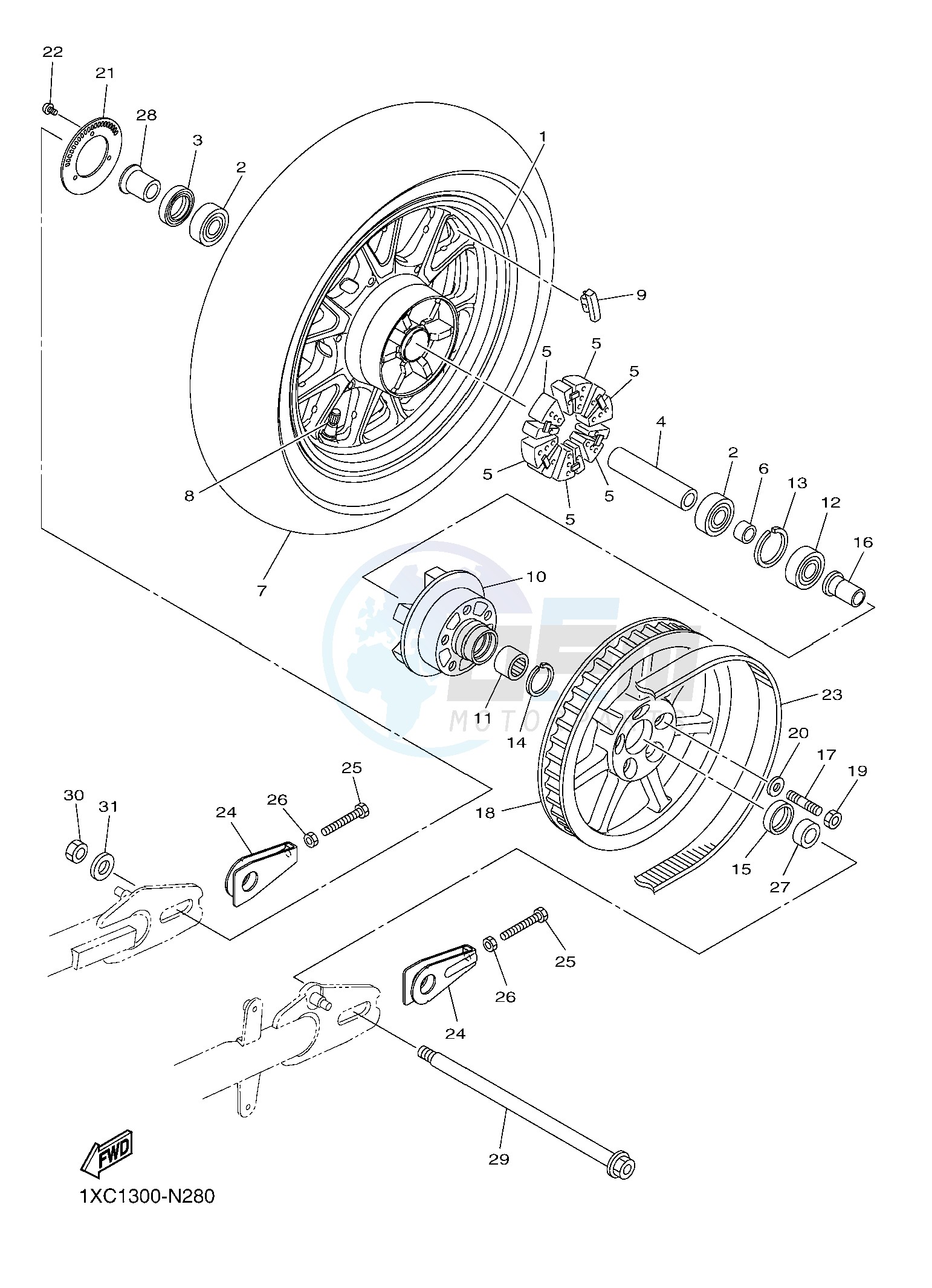 REAR WHEEL image