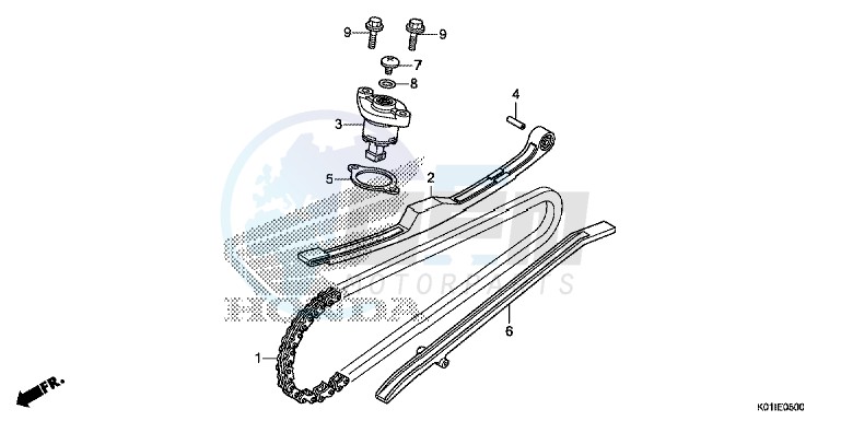 CAM CHAIN/TENSIONER image