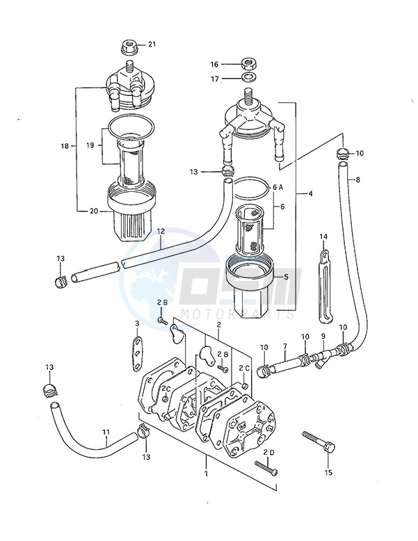 Fuel Pump (1995 to 1998) blueprint