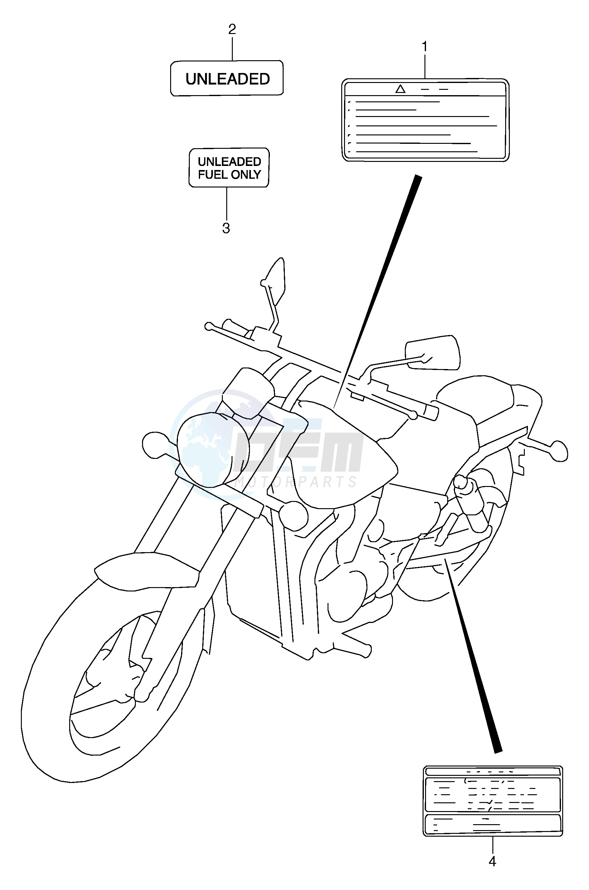 LABEL (MODEL V W X Y) image