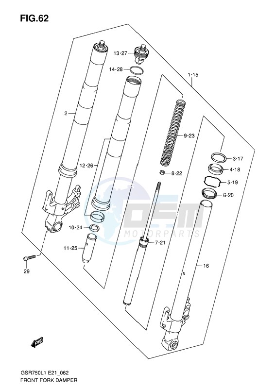 FRONT FORK DAMPER image