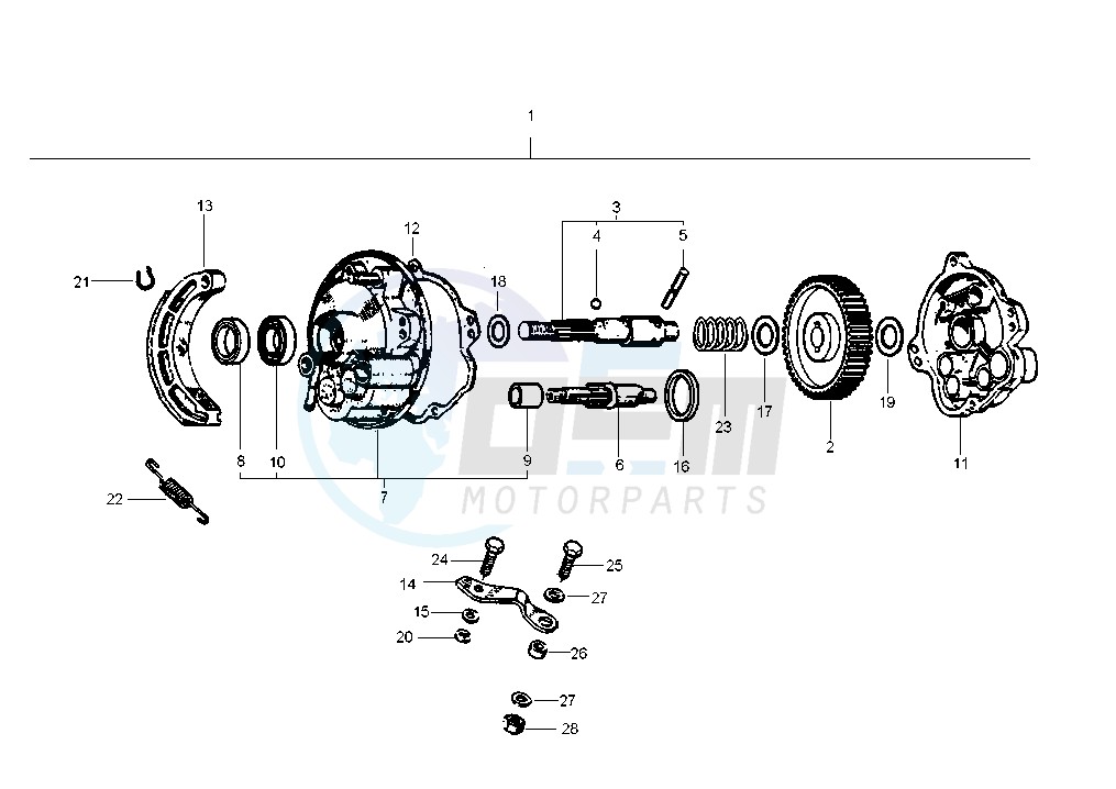 Gears rear hub single gear image