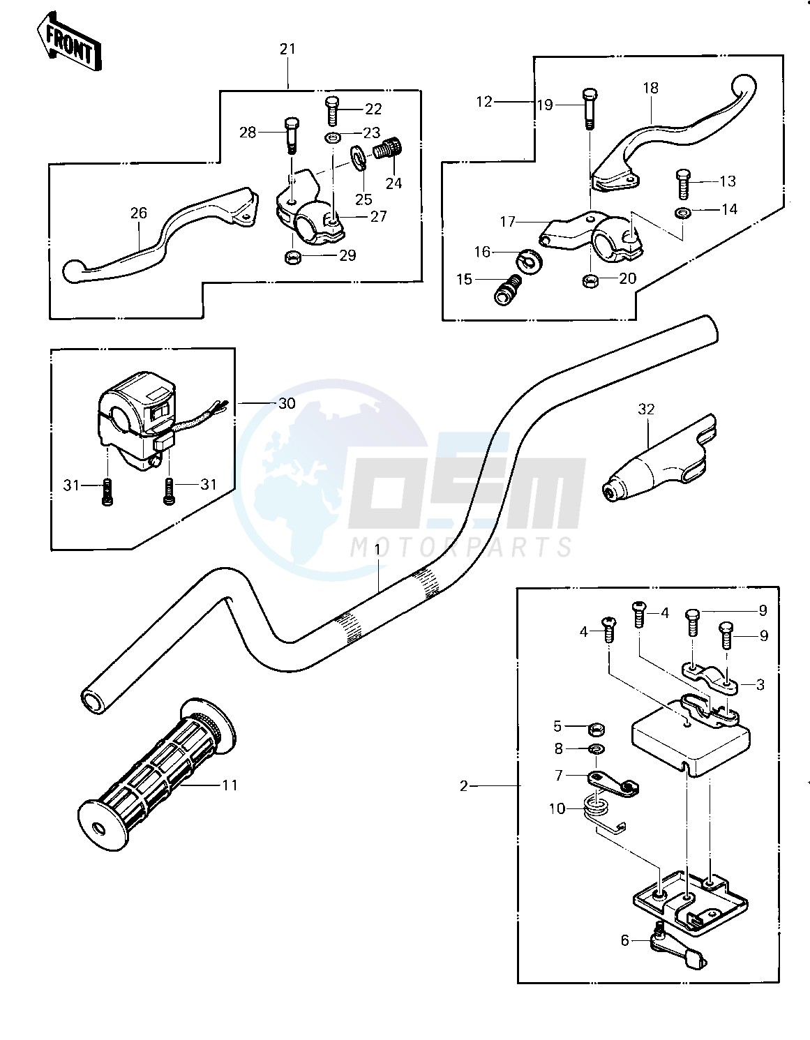 HANDLEBAR -- 83 A2- - image