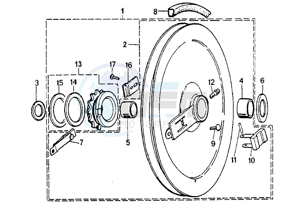DRIVING PULLEY-BELT image