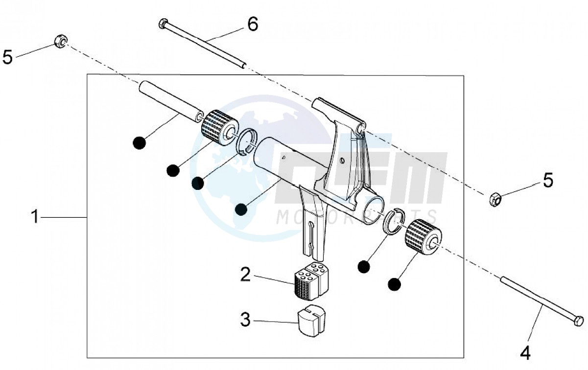 Swinging arm (Positions) blueprint