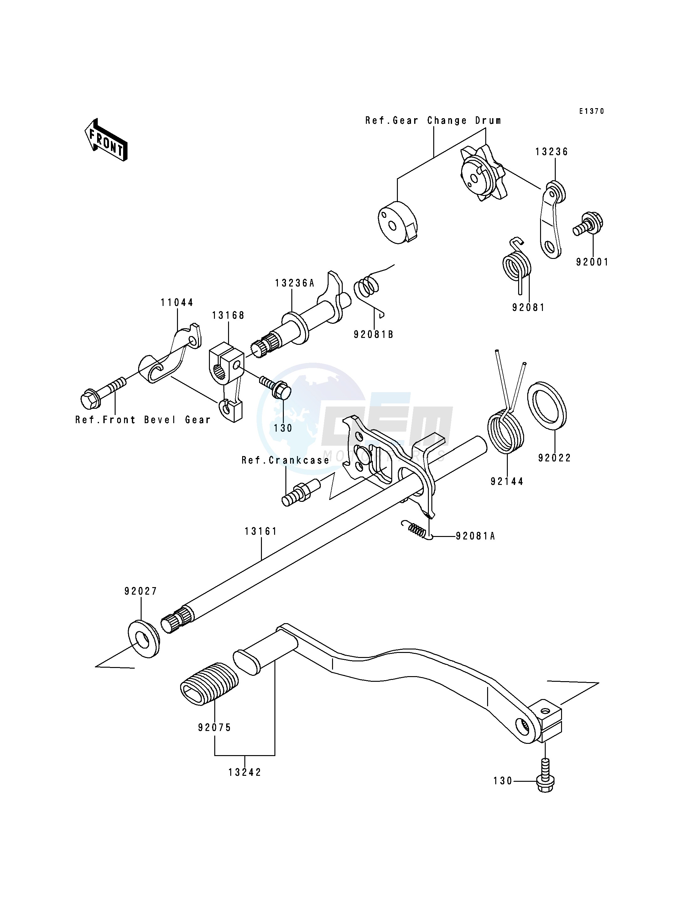 GEAR CHANGE MECHANISM image