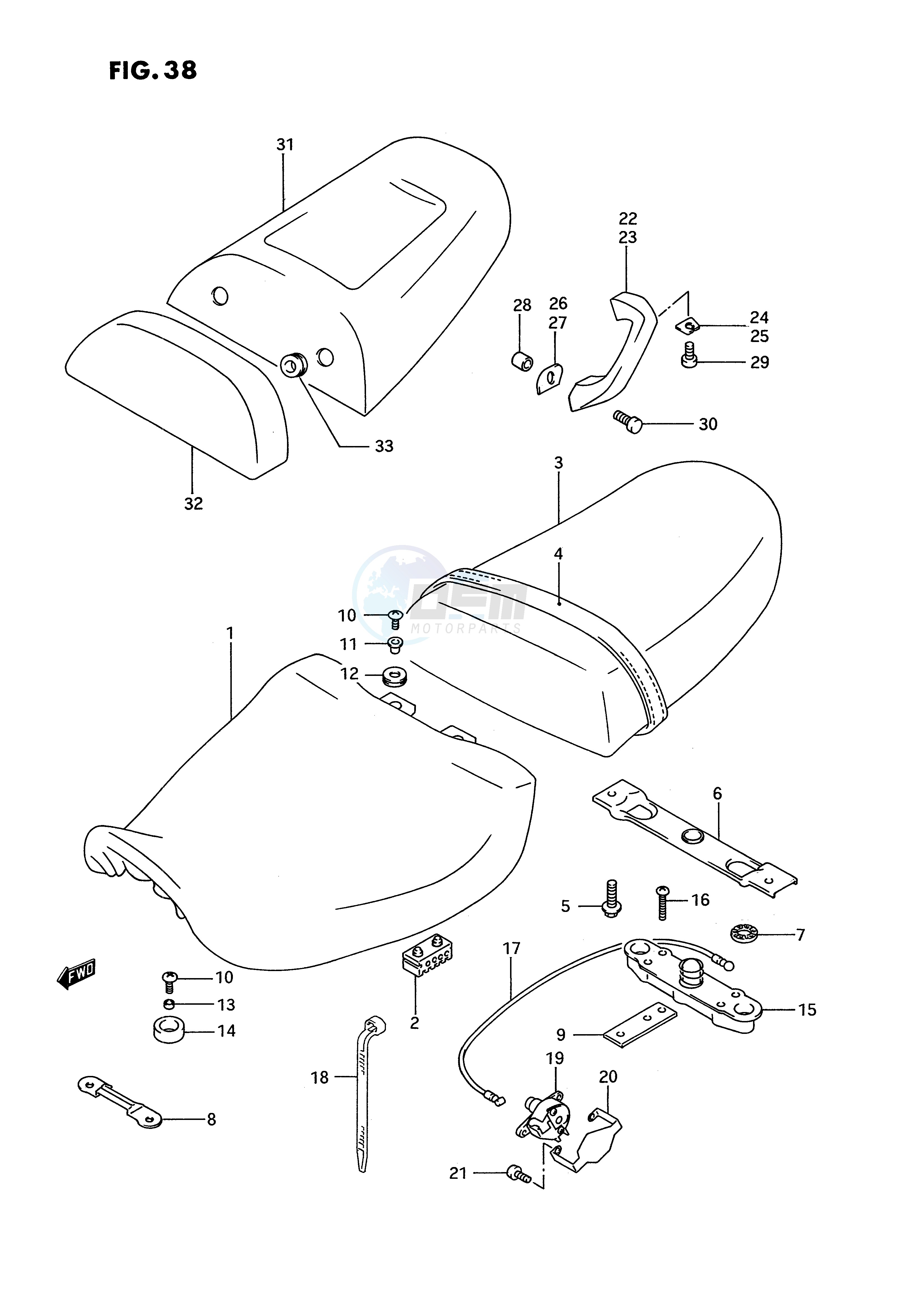 SEAT (MODEL N P) blueprint