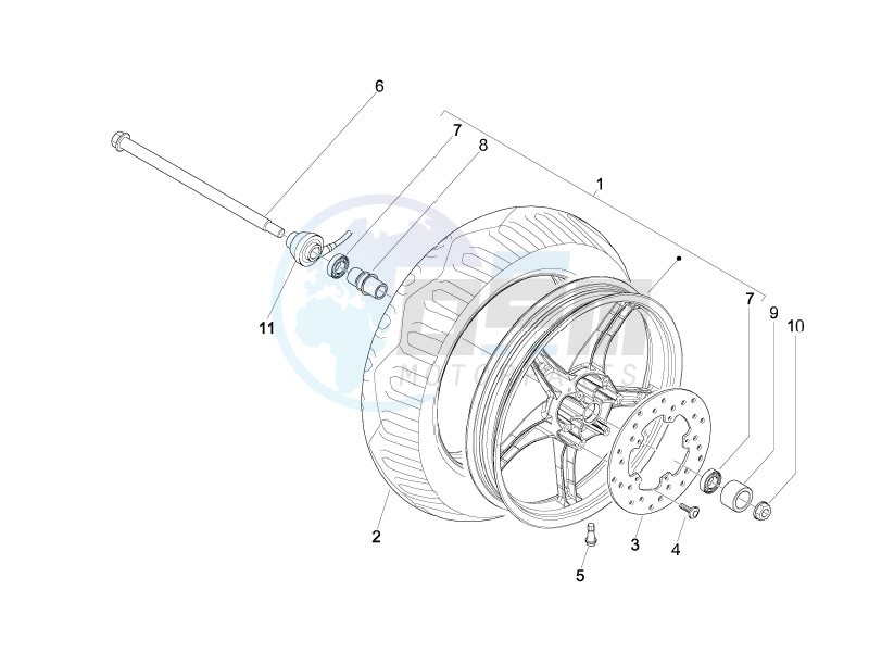 Front wheel image