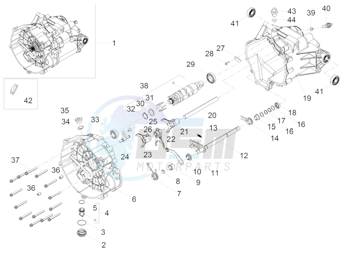 Gear box / Selector / Shift cam image