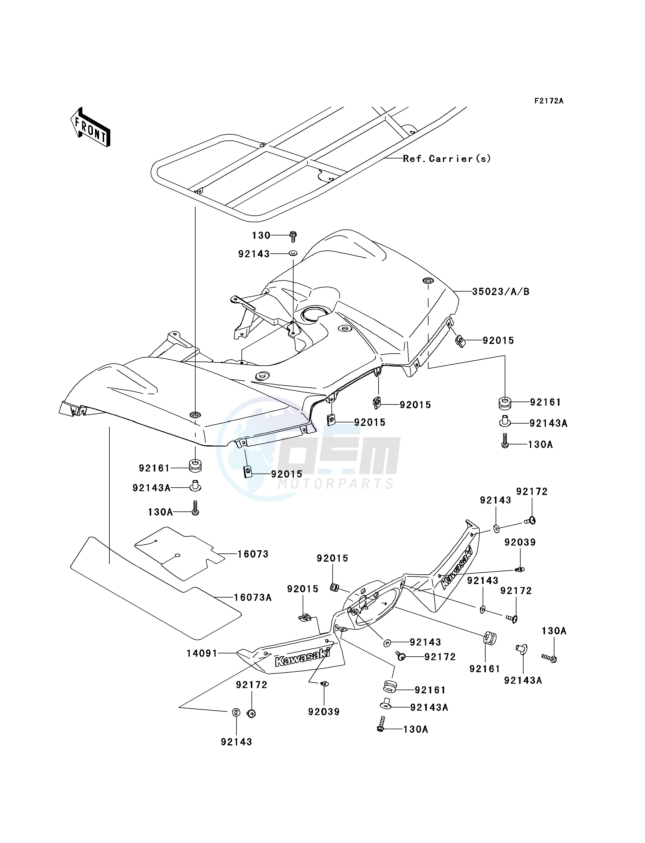 REAR FENDER-- S- --- F9F- - blueprint