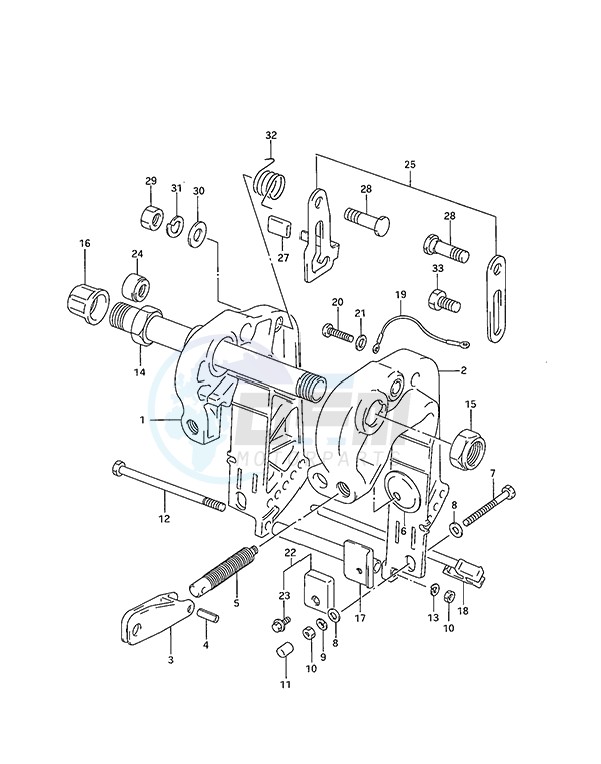 DT 25C Parts Listings - 1994 to 2000 blueprint