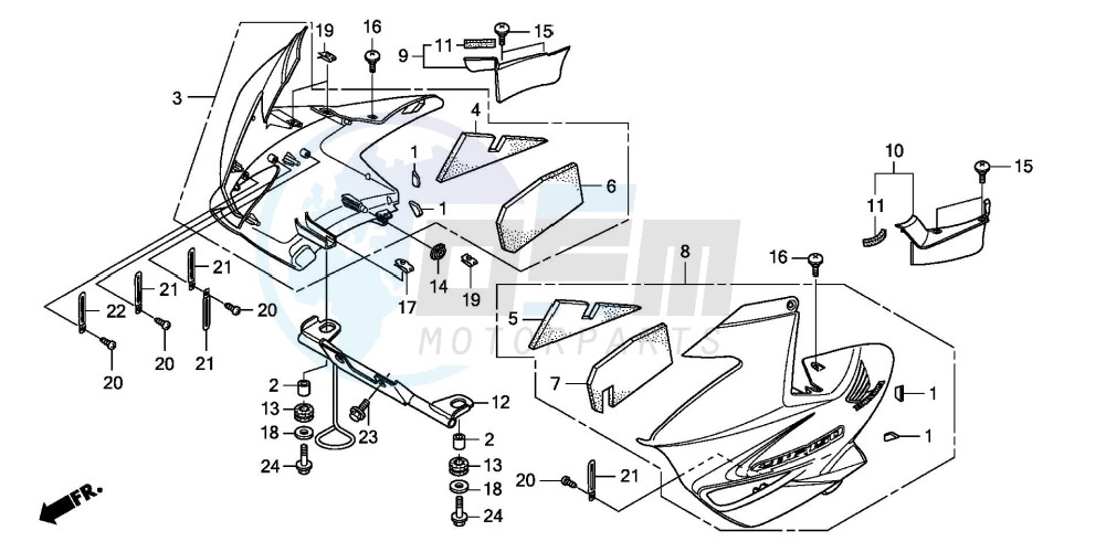 FRONT SIDE COWL image