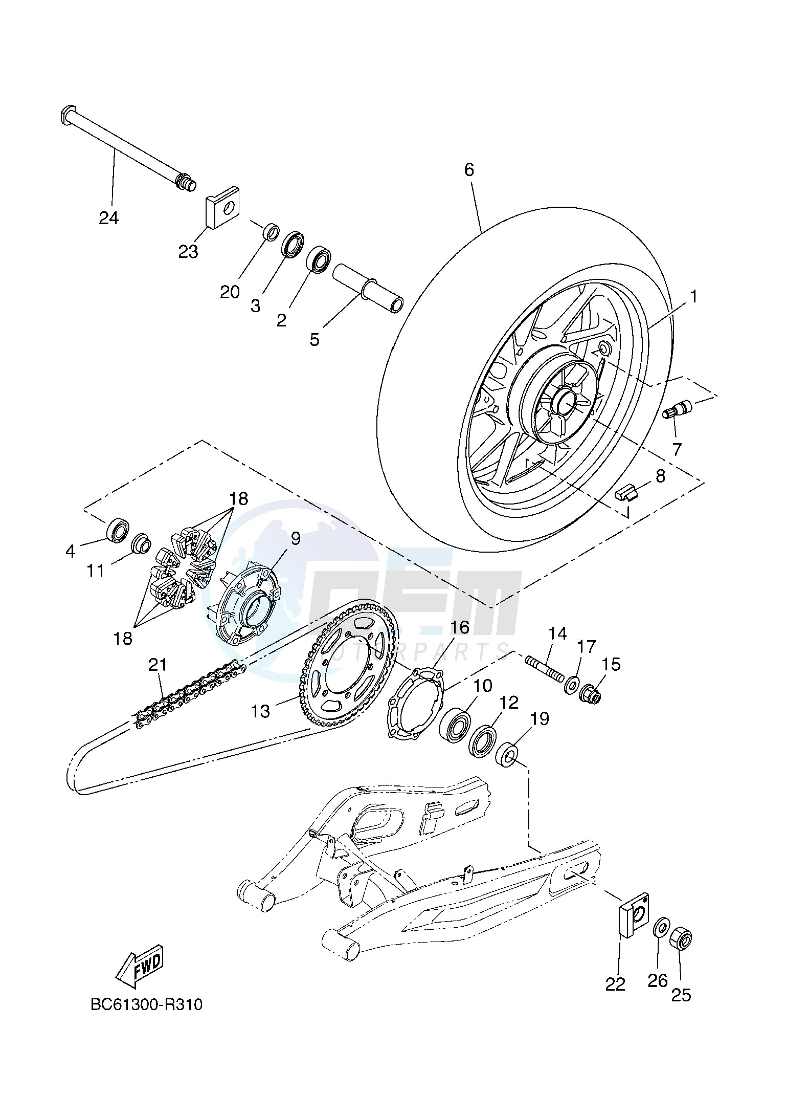 REAR WHEEL image