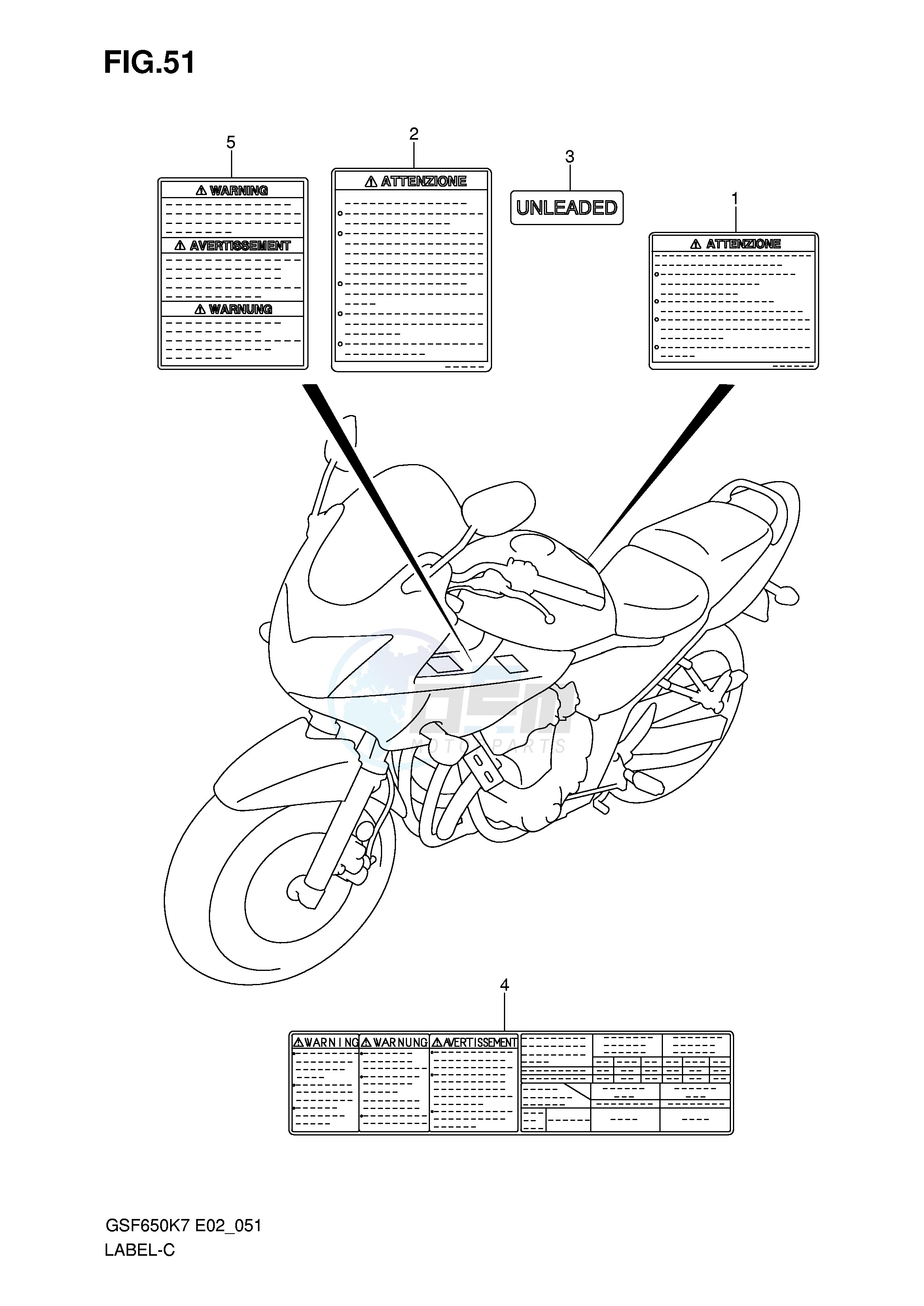 LABEL (MODEL K7) image