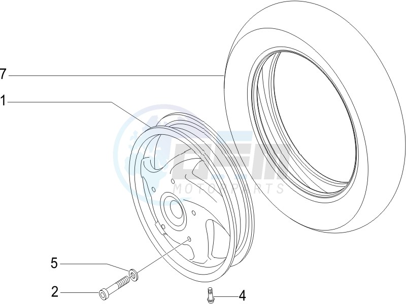 Front wheel image