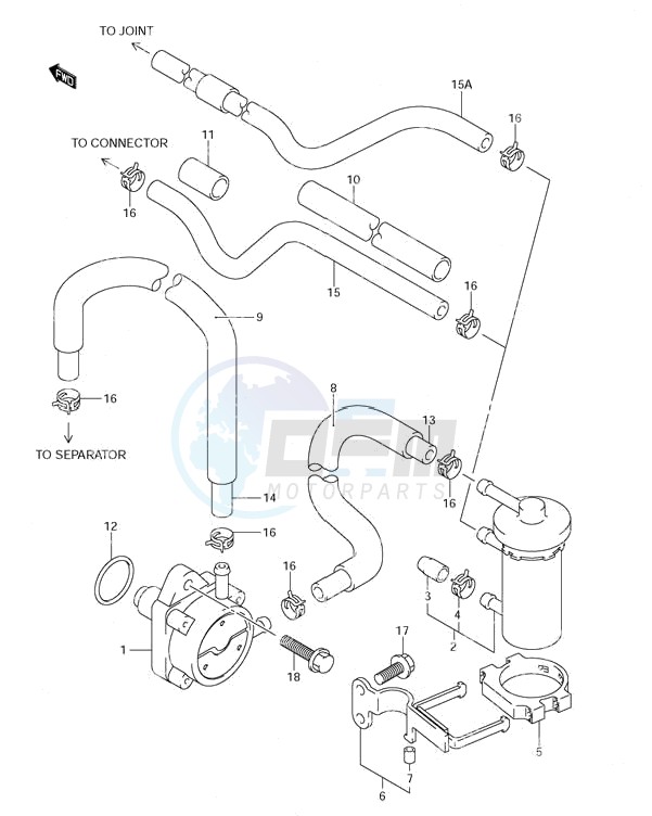 Fuel Pump (S/N 681518 & Newer) blueprint
