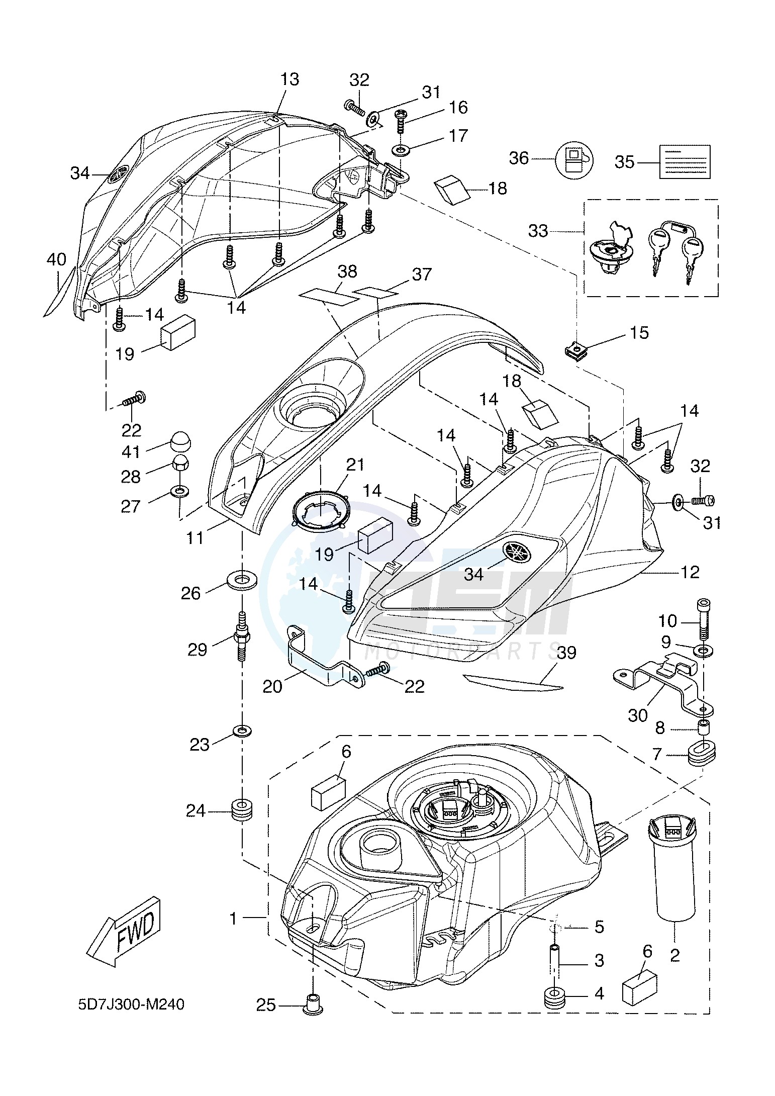 FUEL TANK blueprint