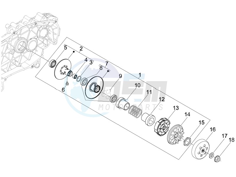 Driven pulley image