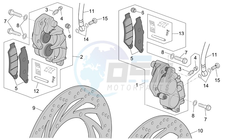 Front brake caliper image