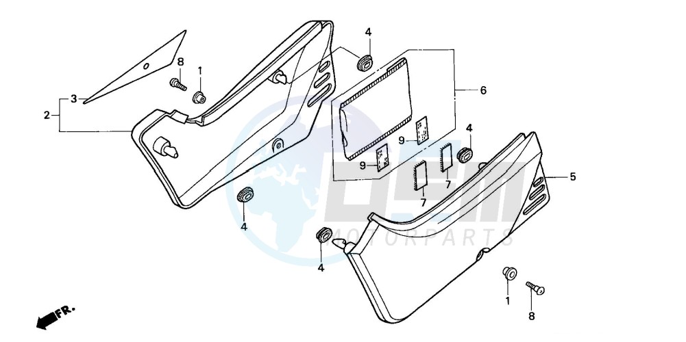 SIDE COVER blueprint