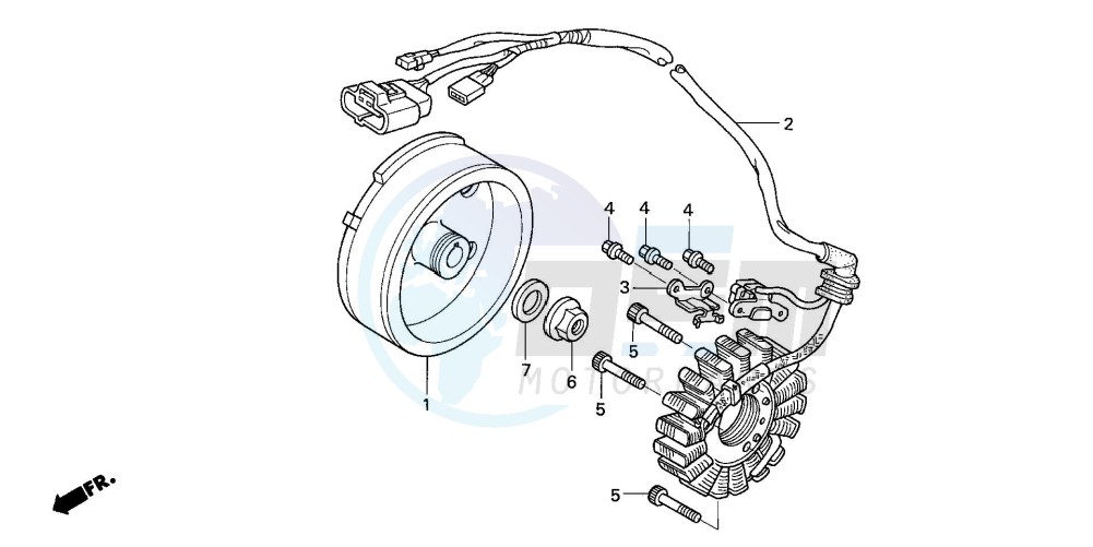 GENERATOR (TRX450R4,5) image