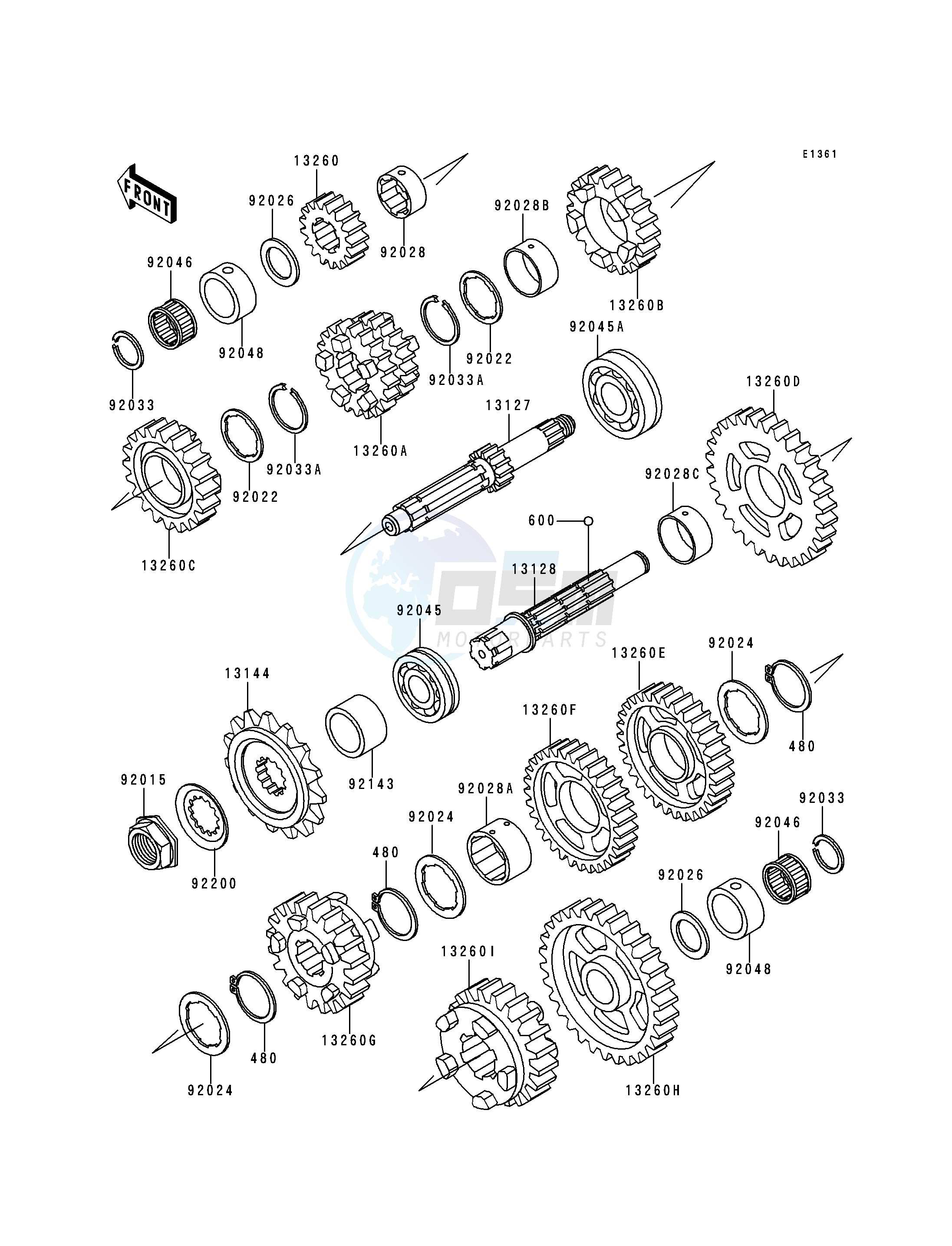 TRANSMISSION-- ZX600DE069248&NAMI.- - image