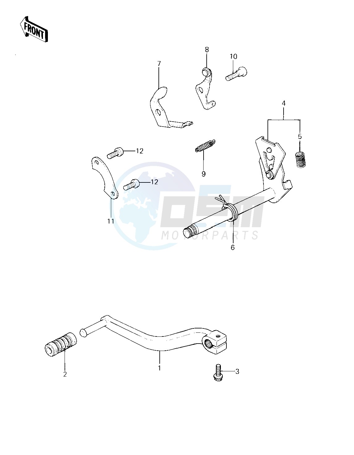 GEAR CHANGE MECHANISM -- 81 KX80-C1- - image