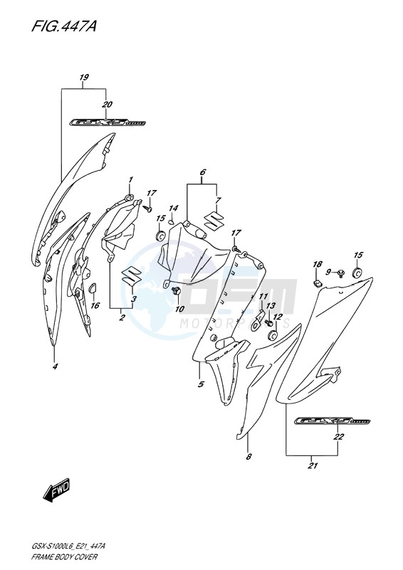 FRAME BODY COVER (PGZ AV4) image