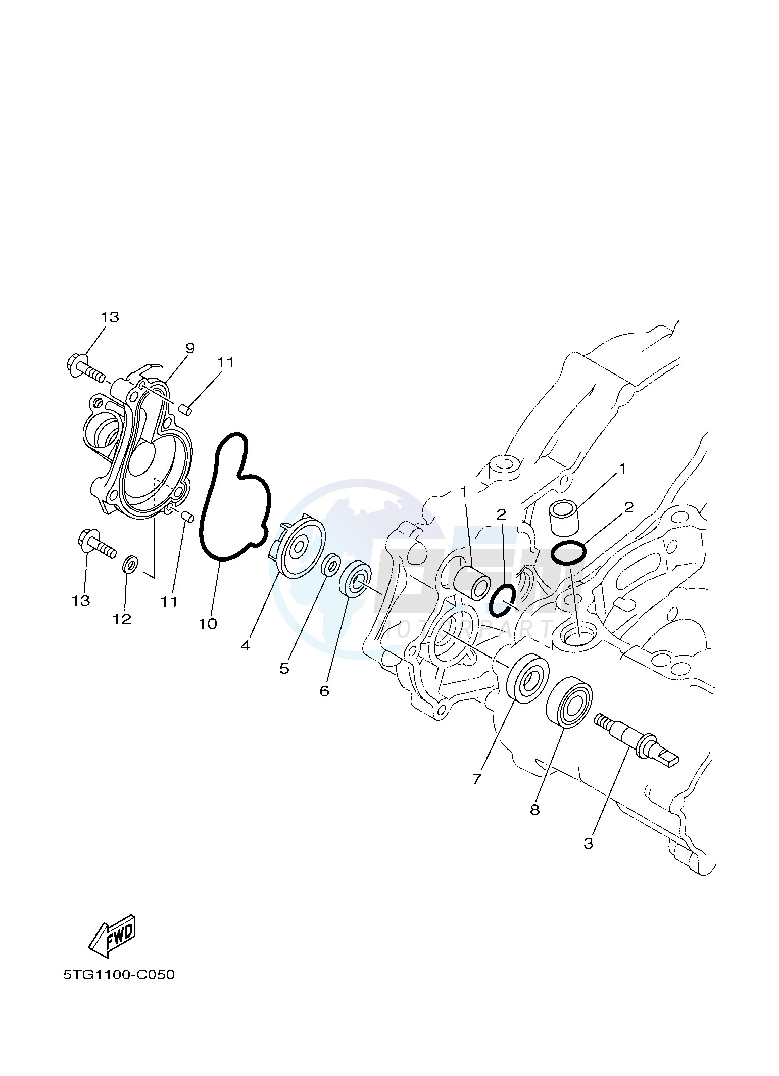 WATER PUMP blueprint