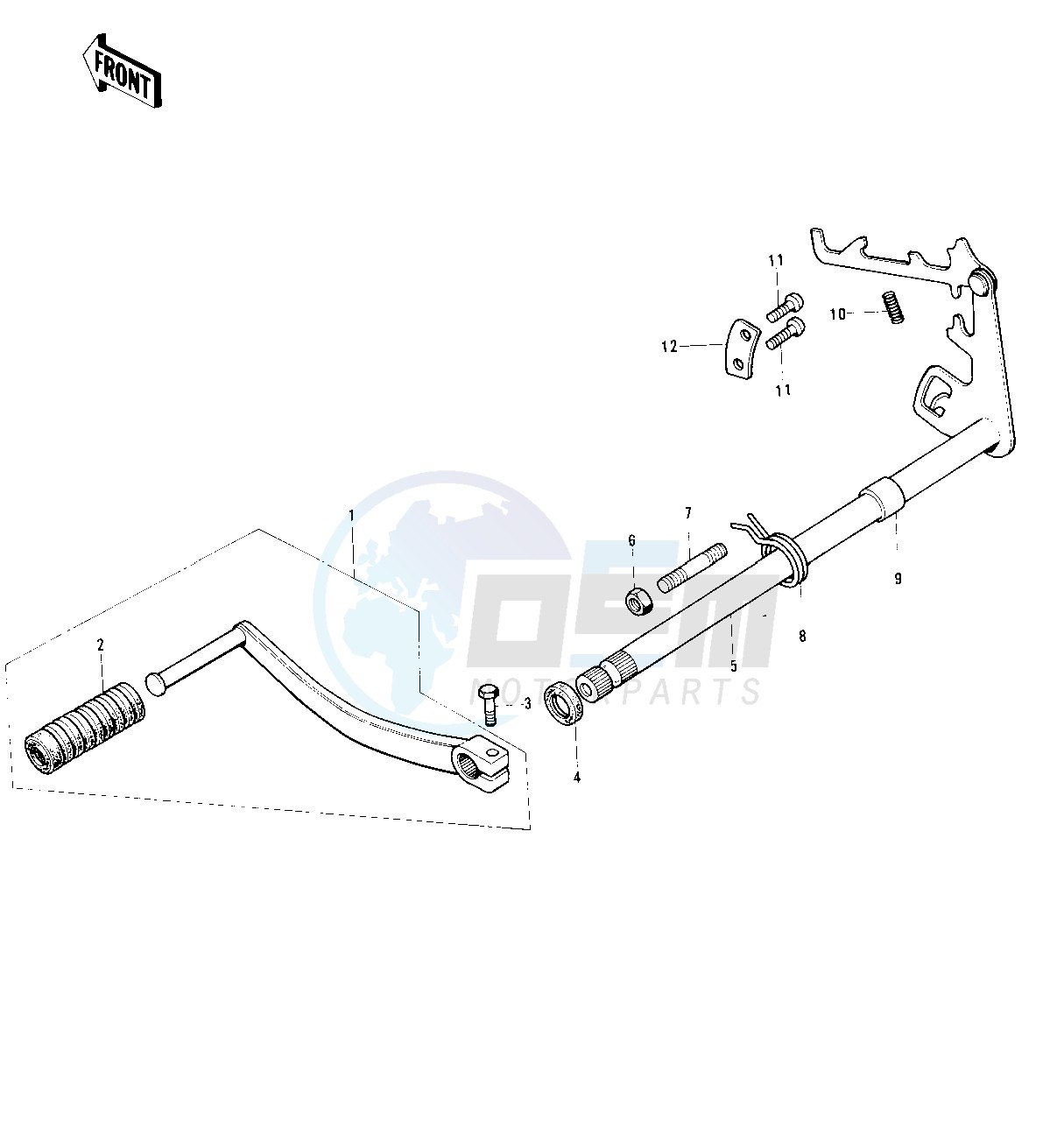 GEAR CHANGE MECHANISM -- 74-75- - image