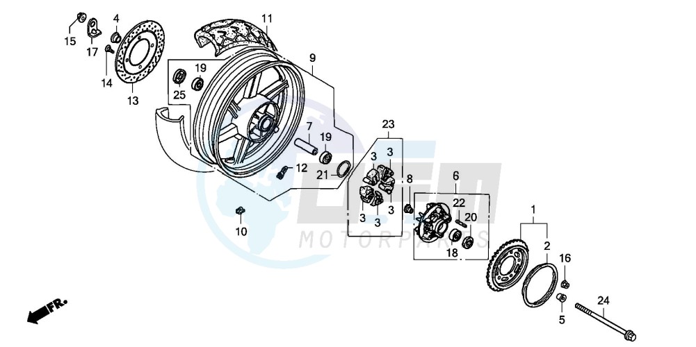 REAR WHEEL (2) image